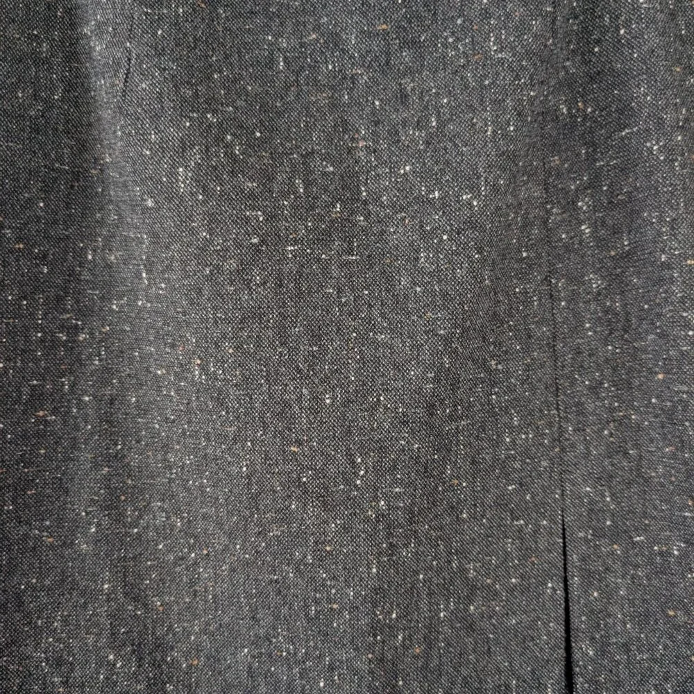 Vintage Express Gray Tweed Mini Skirt Y2K Preppy Academia Wool CluelessSz 3/4 XS